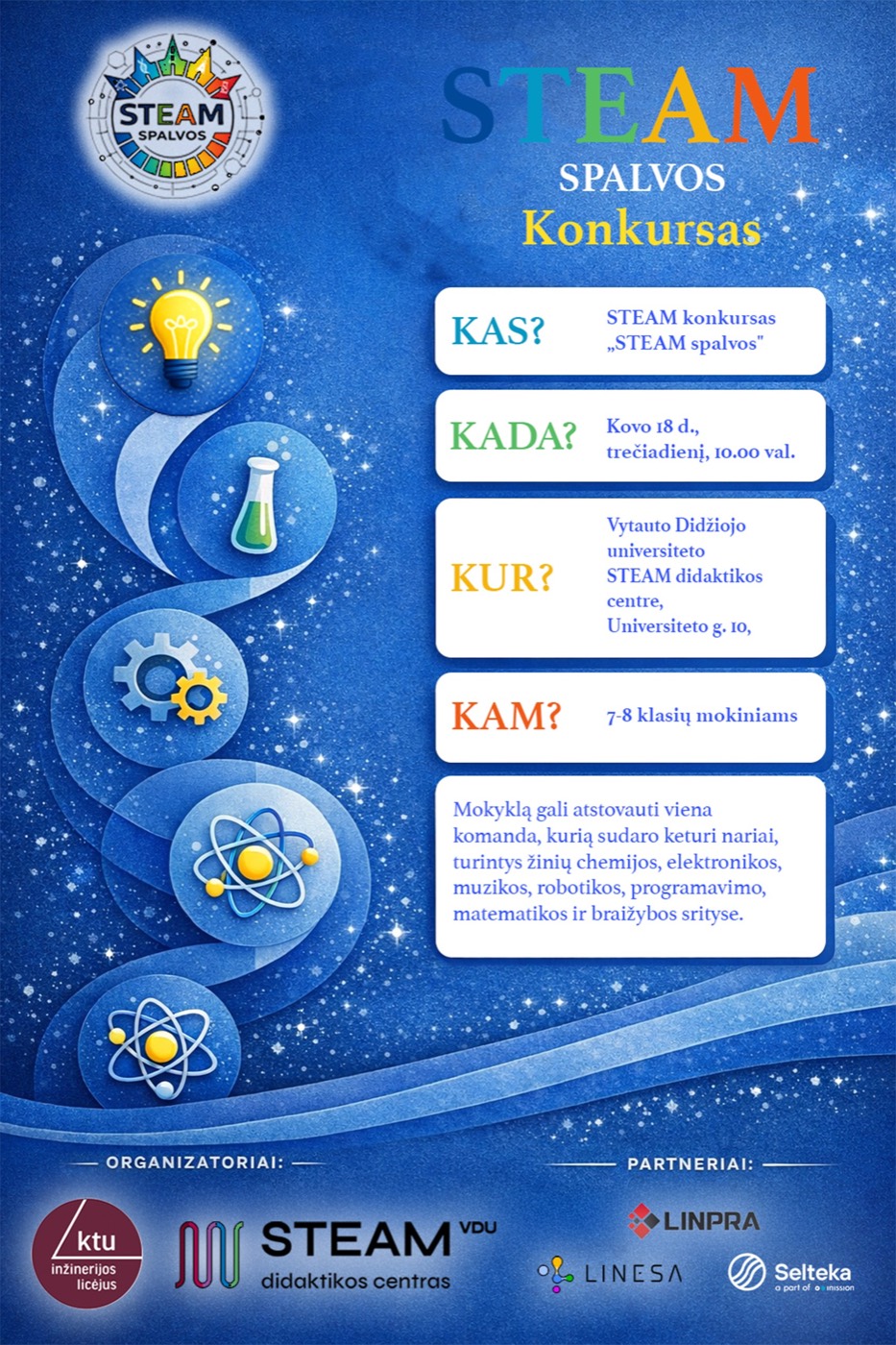 Konkursas „STEAM spalvos“