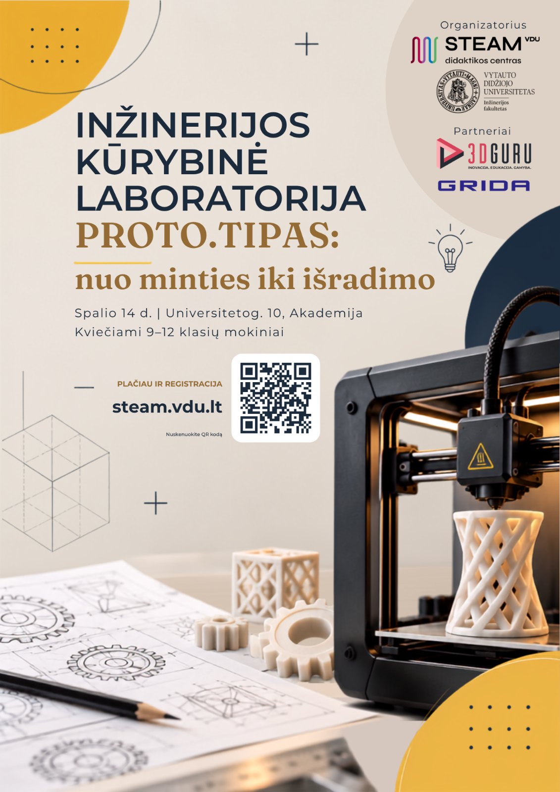 Inžinerijos kūrybinė laboratorija PROTO.TIPAS: nuo minties iki išradimo
